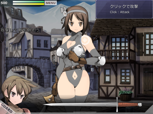 パレードバスター 戦闘画面